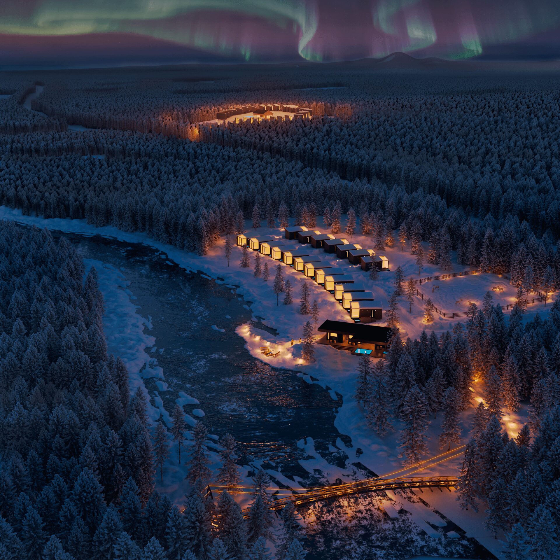 New 39 igloos complement the existing 26 igloos