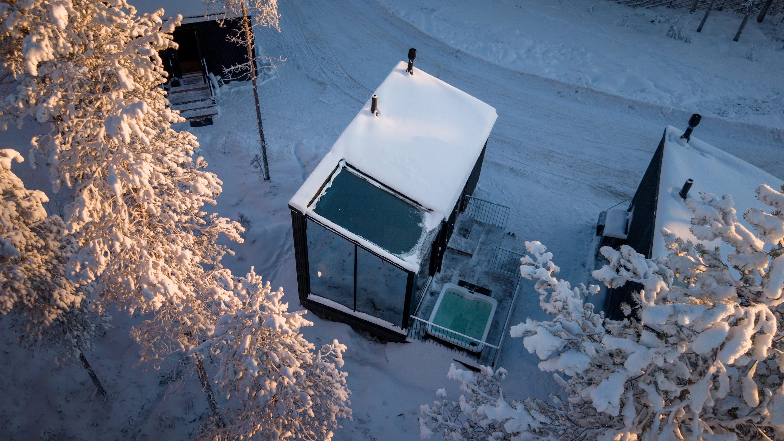 Halo Igloos from above