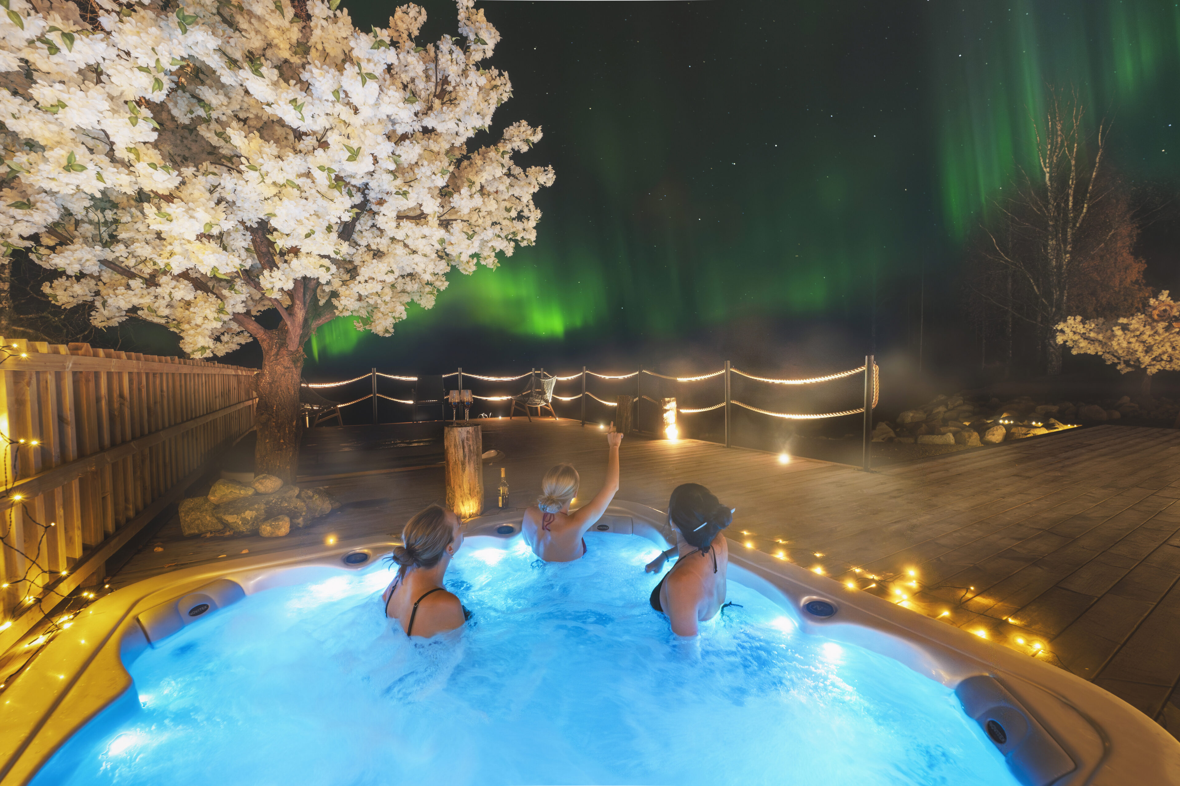Outdoor jacuzzis