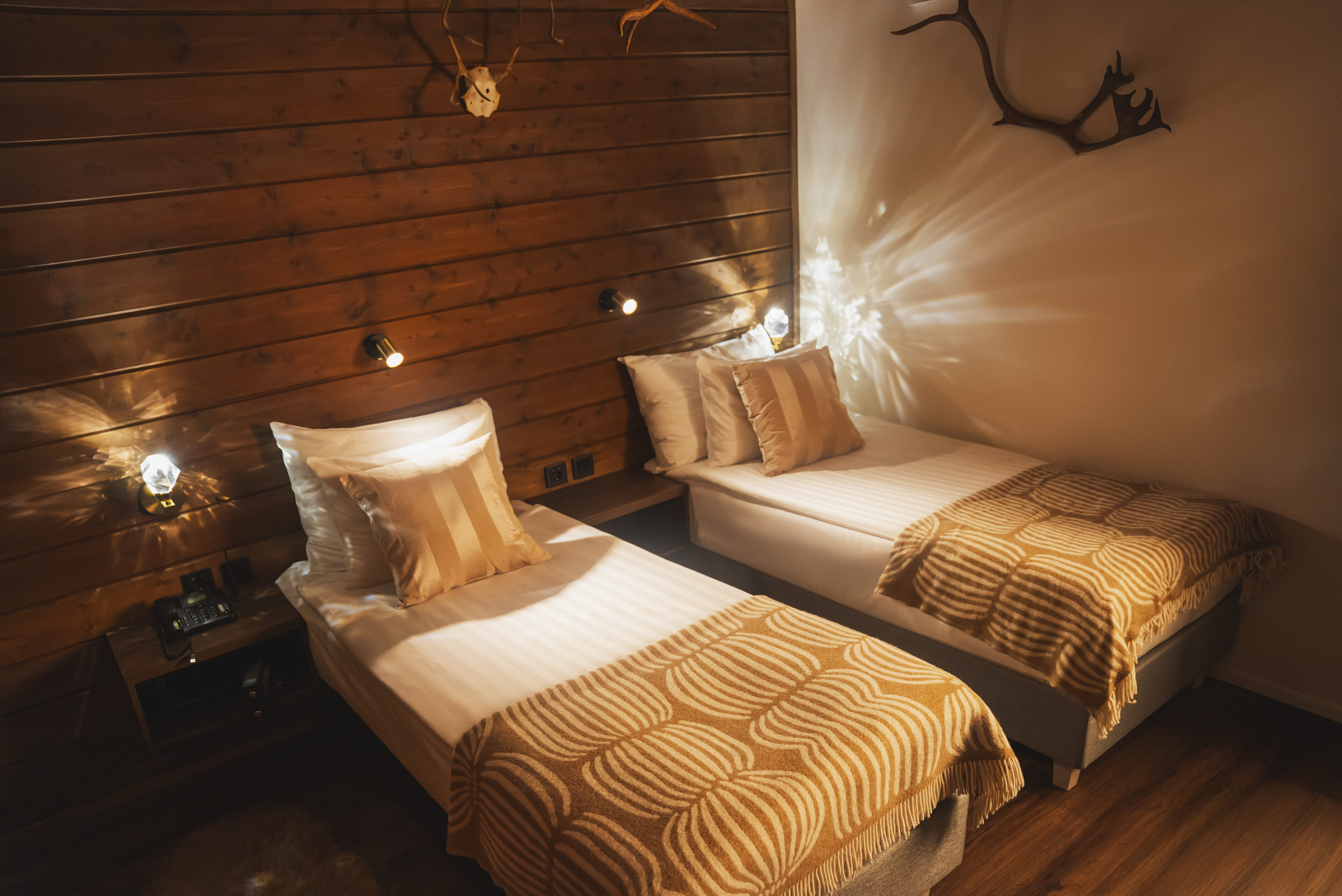 Deluxe Room as a twin with a lakeview for up to 3 persons