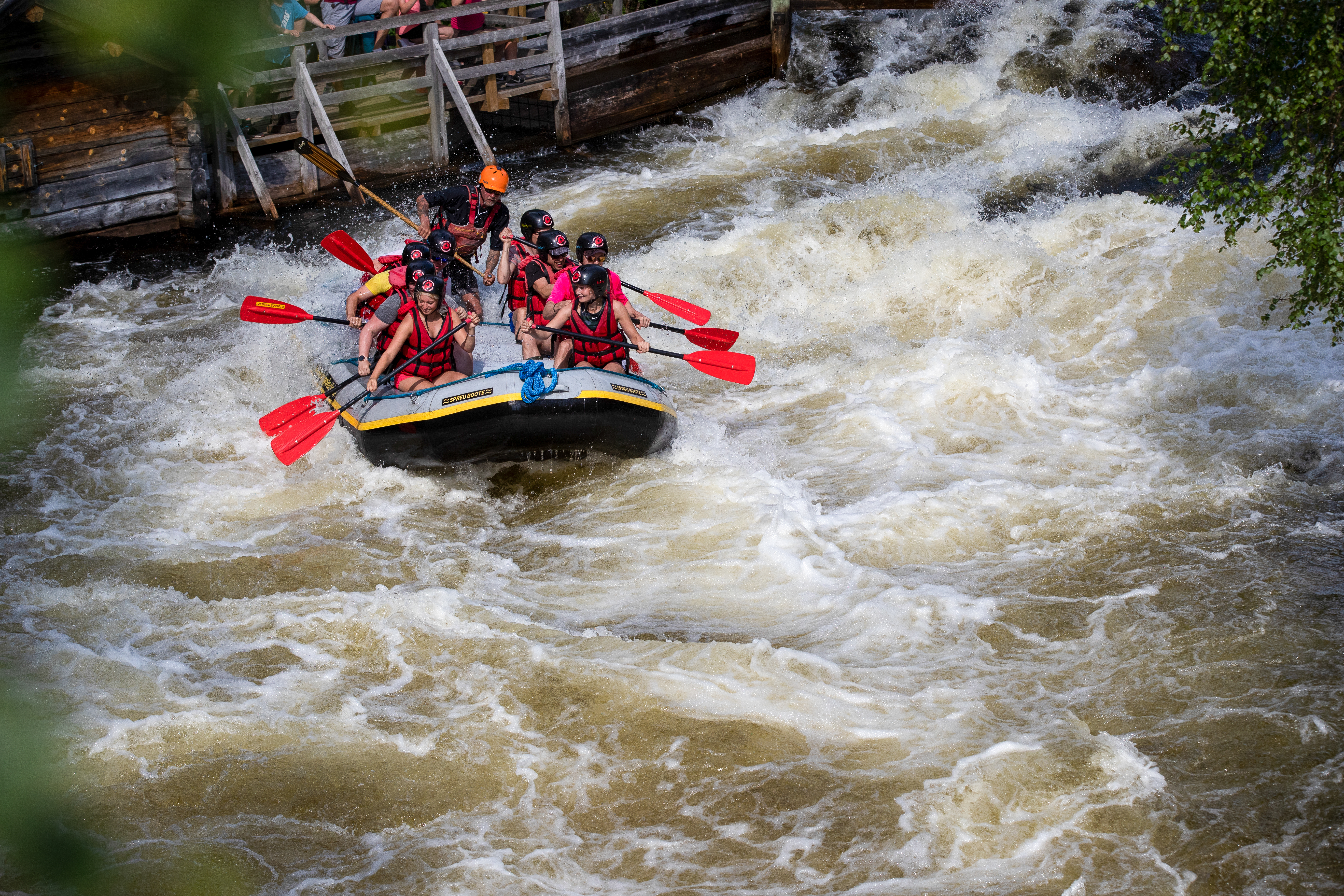 Riverrafting at Myllykoski